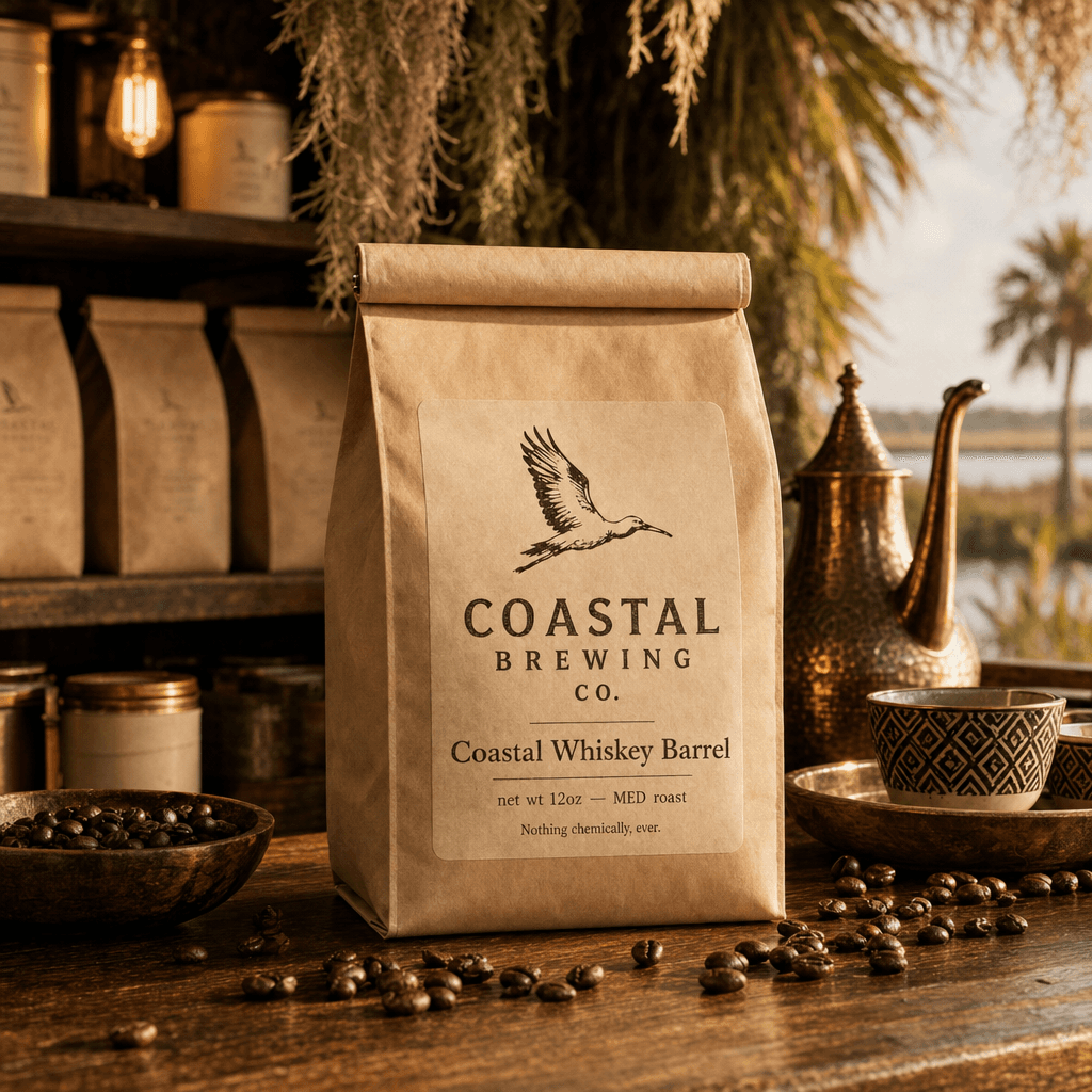 Coastal Whiskey Barrel